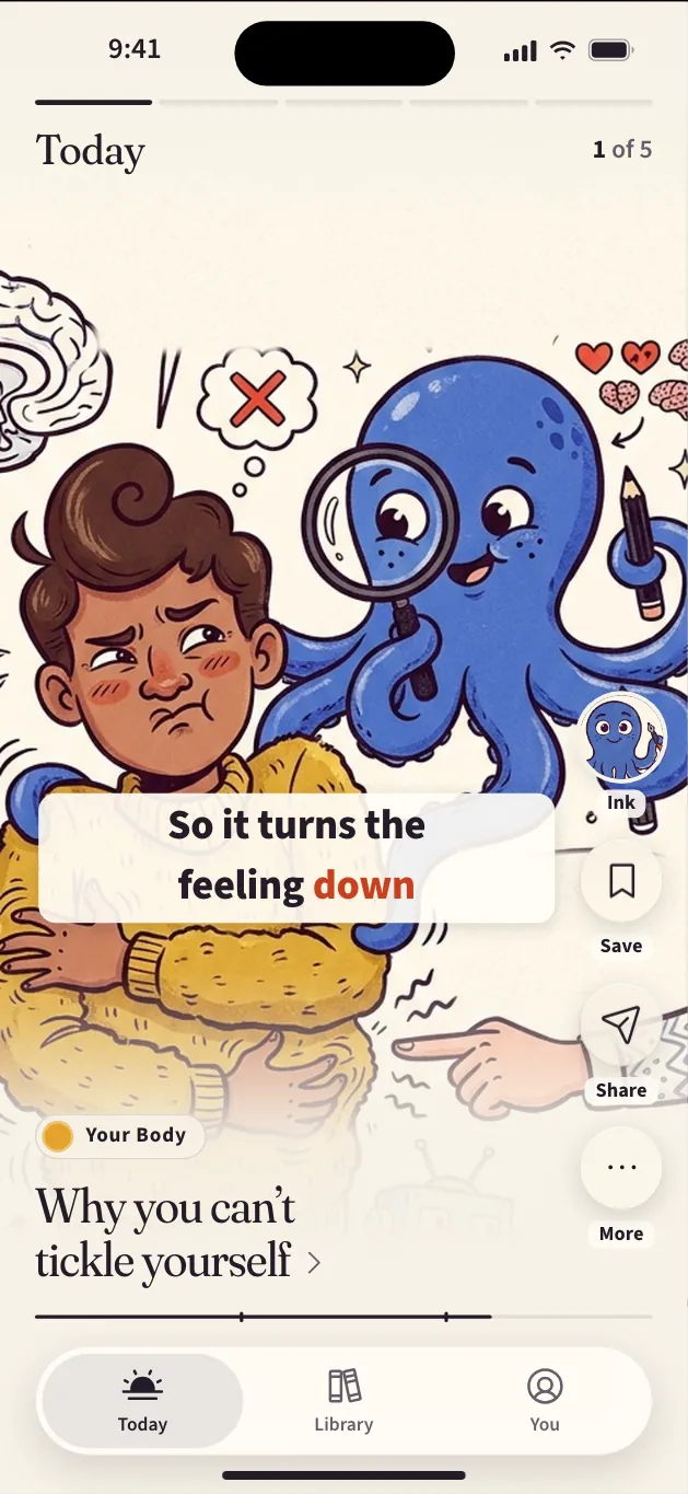 Caption: So it turns the feeling down.